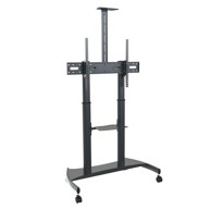 HELGI Podni mobilni stalak HLG604740B s policom, do 100"